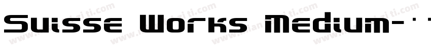 Suisse Works Medium字体转换